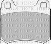 BORG & BECK BBP1544 Brake Pad Set, disc brake